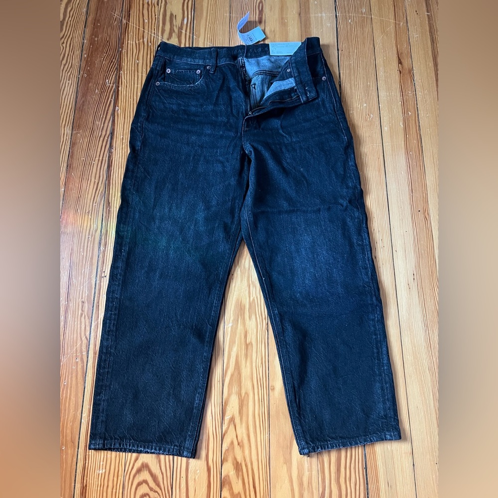 American Eagle dark wash 90s boyfriend jeans - 8 Extra Short
